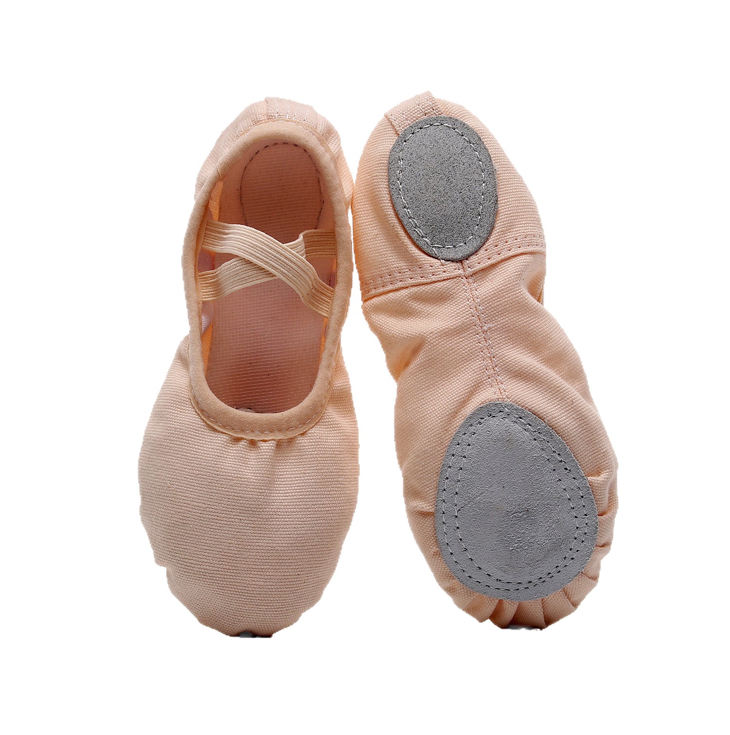 Canvas Split Sole Ballet Shoes – Lightweight Practice Dance Slippers（Model B01）