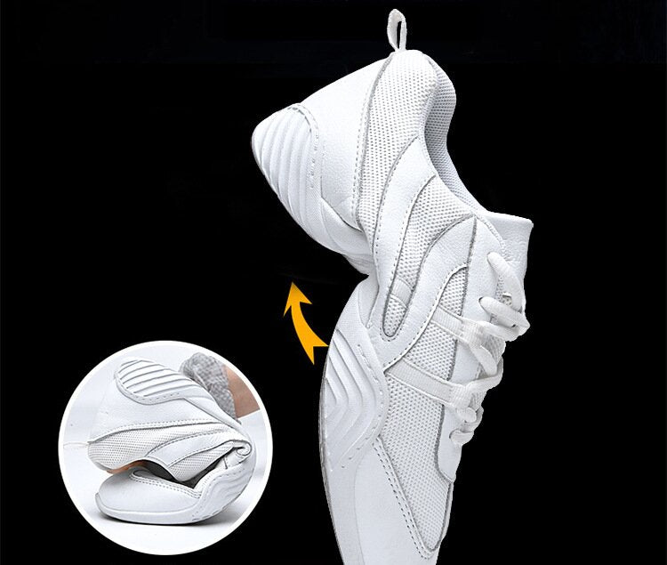 360 flexible bendable cheer shoes for gymnastics and dance