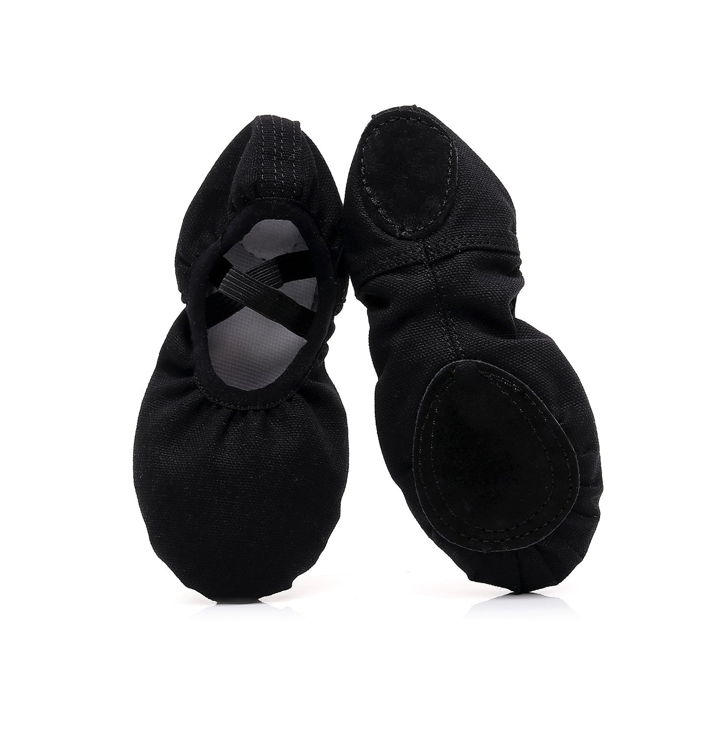 Canvas Split Sole Ballet Shoes – Lightweight Practice Dance Slippers（Model B01）