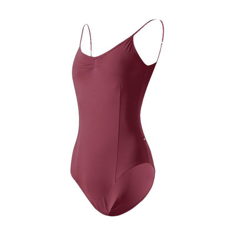 Women's Adjustable Strap Backless Ballet Leotard, High Elastic Ice Silk Dance Bodysuit for Gymnastics, Yoga & Dance Training, Multiple Colors Available