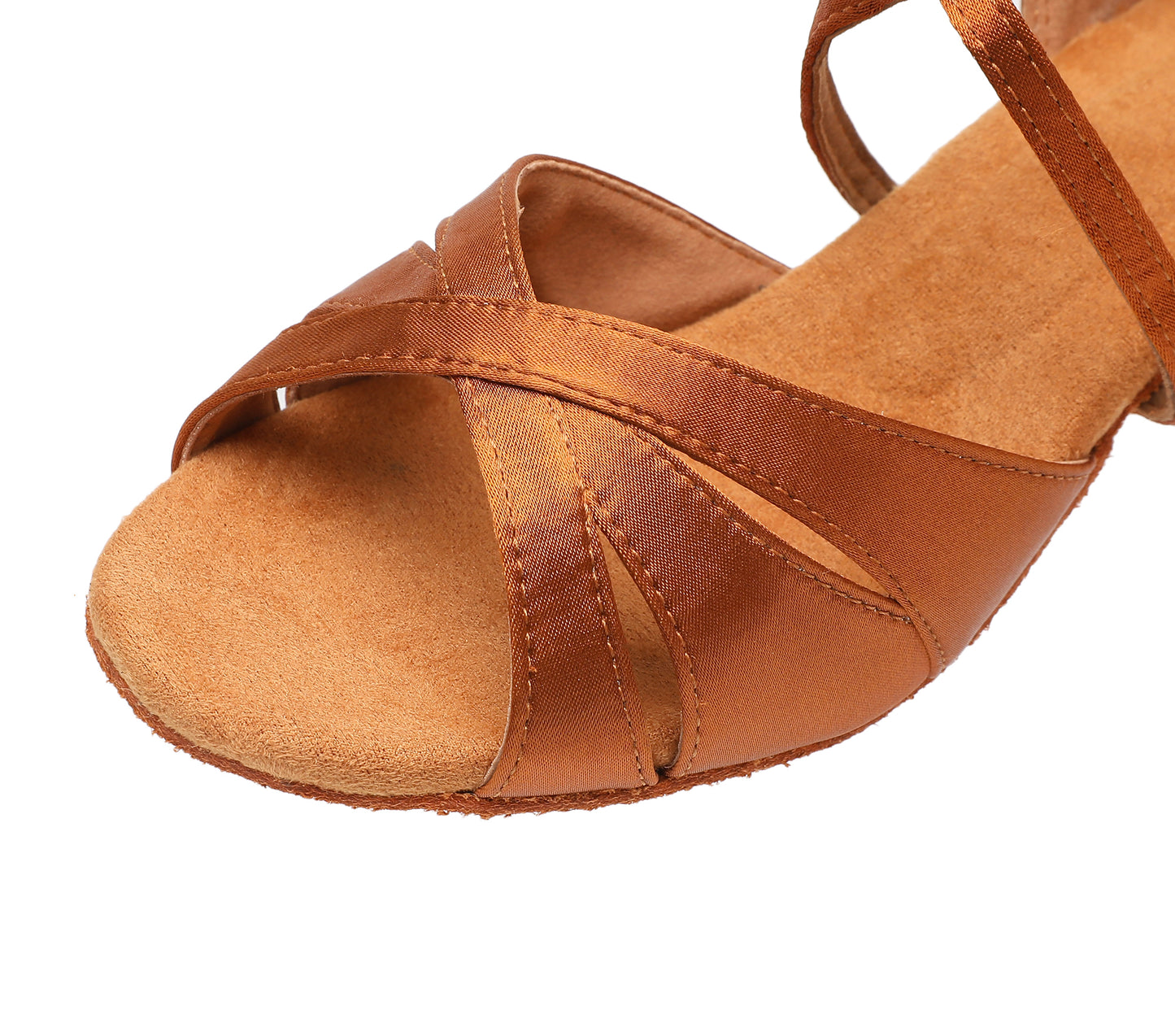 Latin Dance Shoes for Women Satin Salsa Tango Practice Dancing Shoes Model A19D