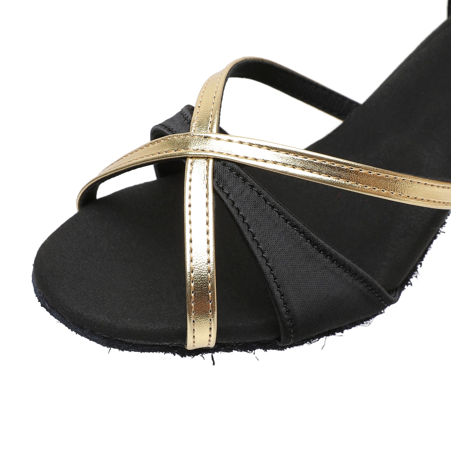 Latin Dance Shoes for Women Ballroom Salsa Tango Dance Heels with Ankle Strap Model A07