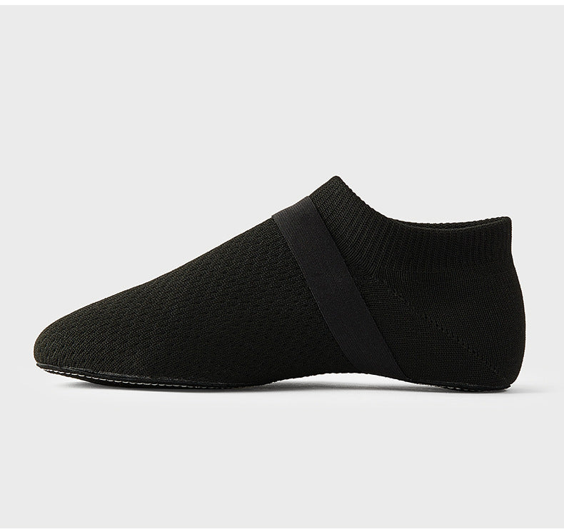 Flexible Knit Jazz Dance Slippers for Women, Indoor Practice Shoes JZ-F-002