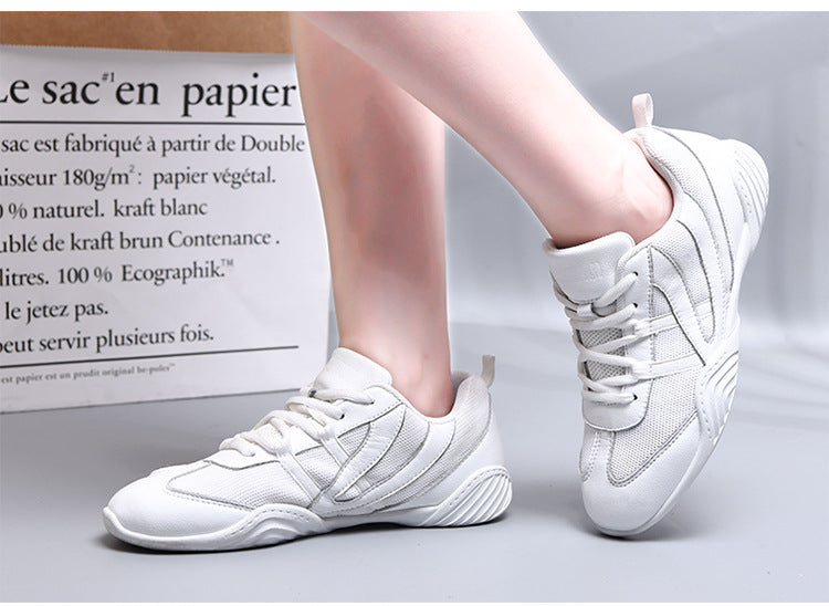 Professional cheerleading shoes with hand-stitched durable construction