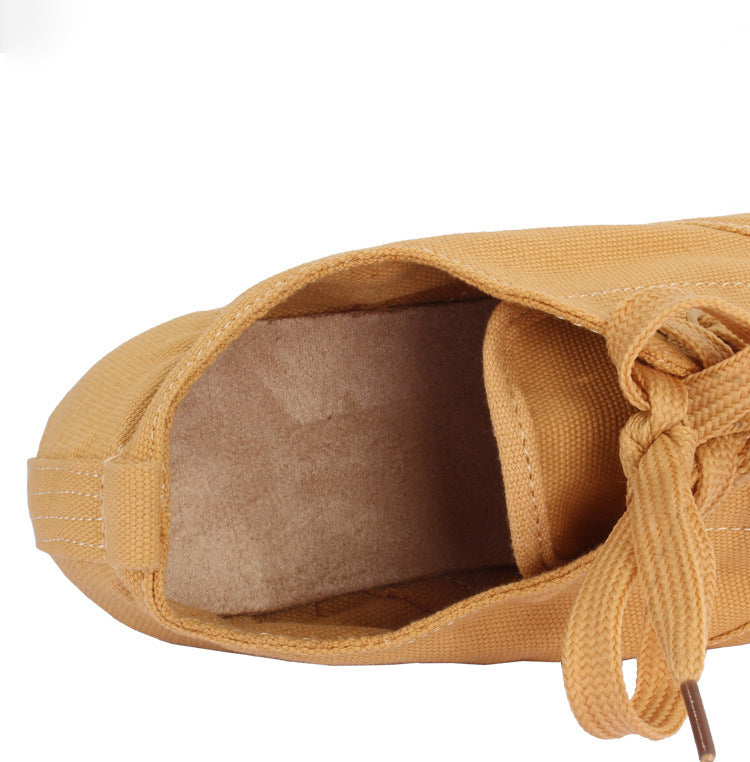 Women's indoor jazz dance boots with soft suede sole for studio floors