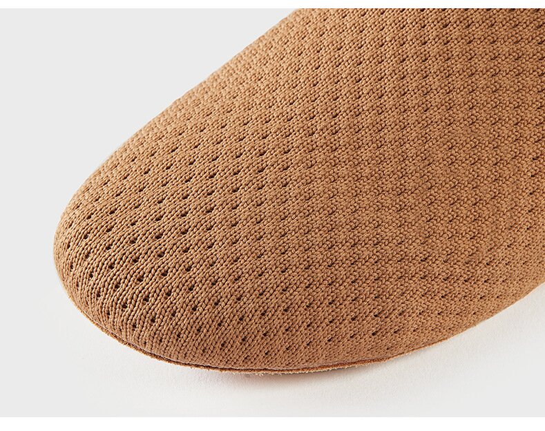 Flexible Knit Jazz Dance Slippers for Women, Indoor Practice Shoes JZ-F-002