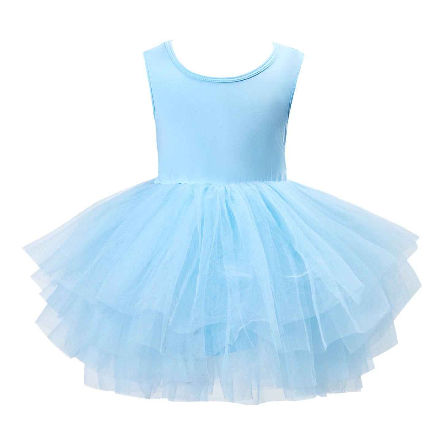 Toddler Girls Sleeveless Ballet Tutu Dress, Multiple Colors Tulle Dance Leotard for Kids
