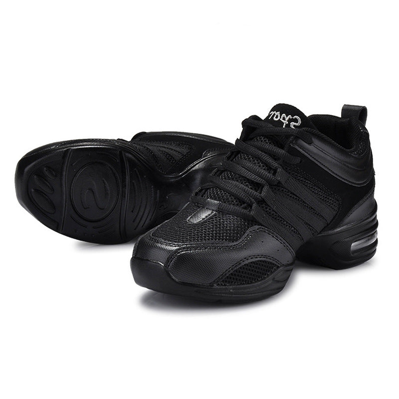 Women's Breathable Mesh Dance Sneakers with Air Cushion Sole, Non-Slip Jazz & Aerobic Shoes JZ-M-03