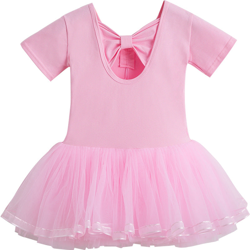 Toddler Girls Ballet Dance Tutu, Bow Back Design, Ideal for Ballet Training & Stage Performance