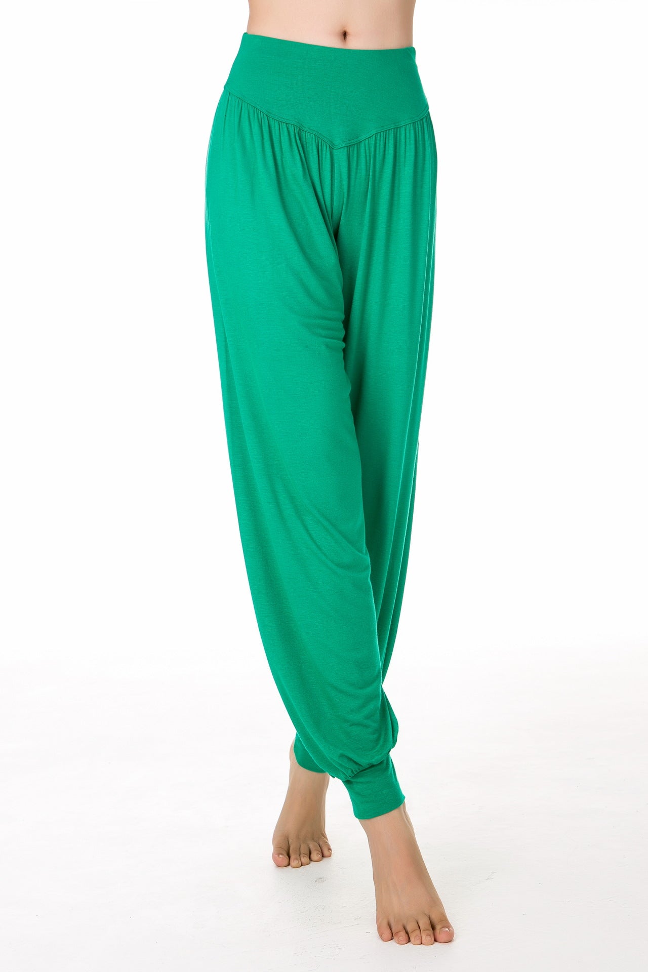 Women's Elastic Soft Rayon Blend Yoga Sports Pants Dance Harem Pants YG-01