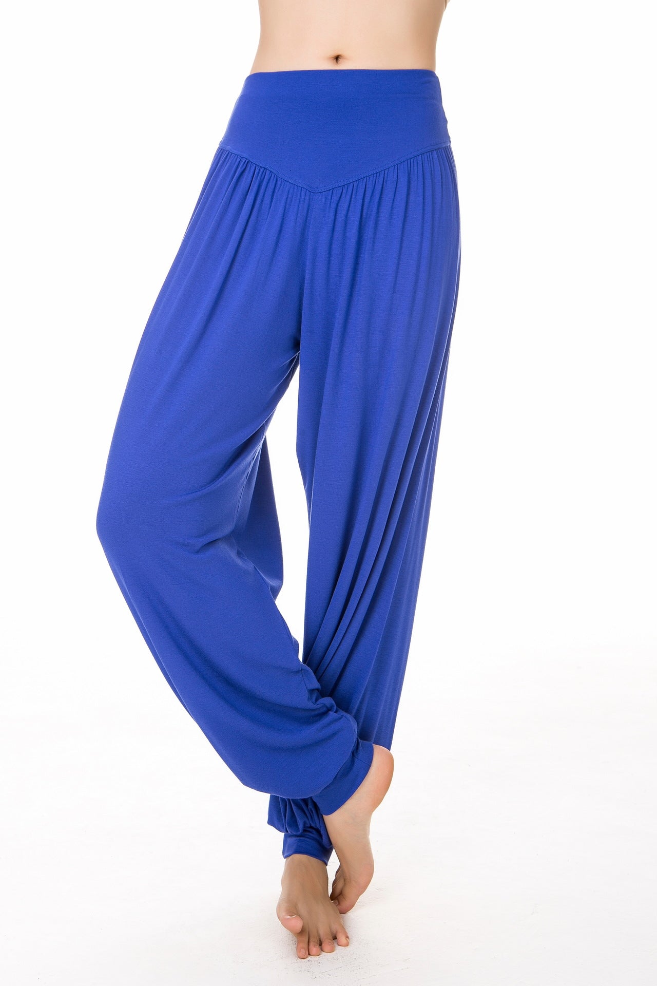 Vibrant multi-color modal yoga pants, casual loungewear for women