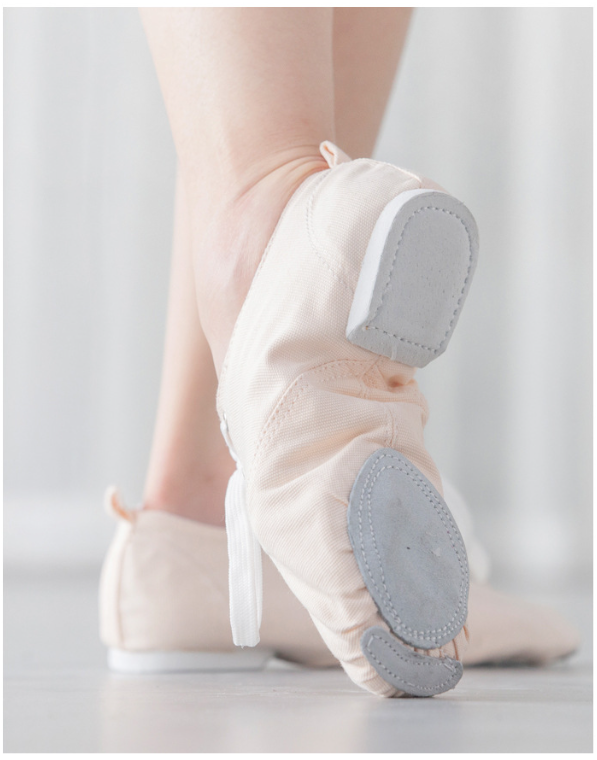 Canvas Lace-Up Jazz Dance Shoes | Split Suede Sole for Women Men Kids, Non-Slip Practice Ballet Sneakers JZ-M-10