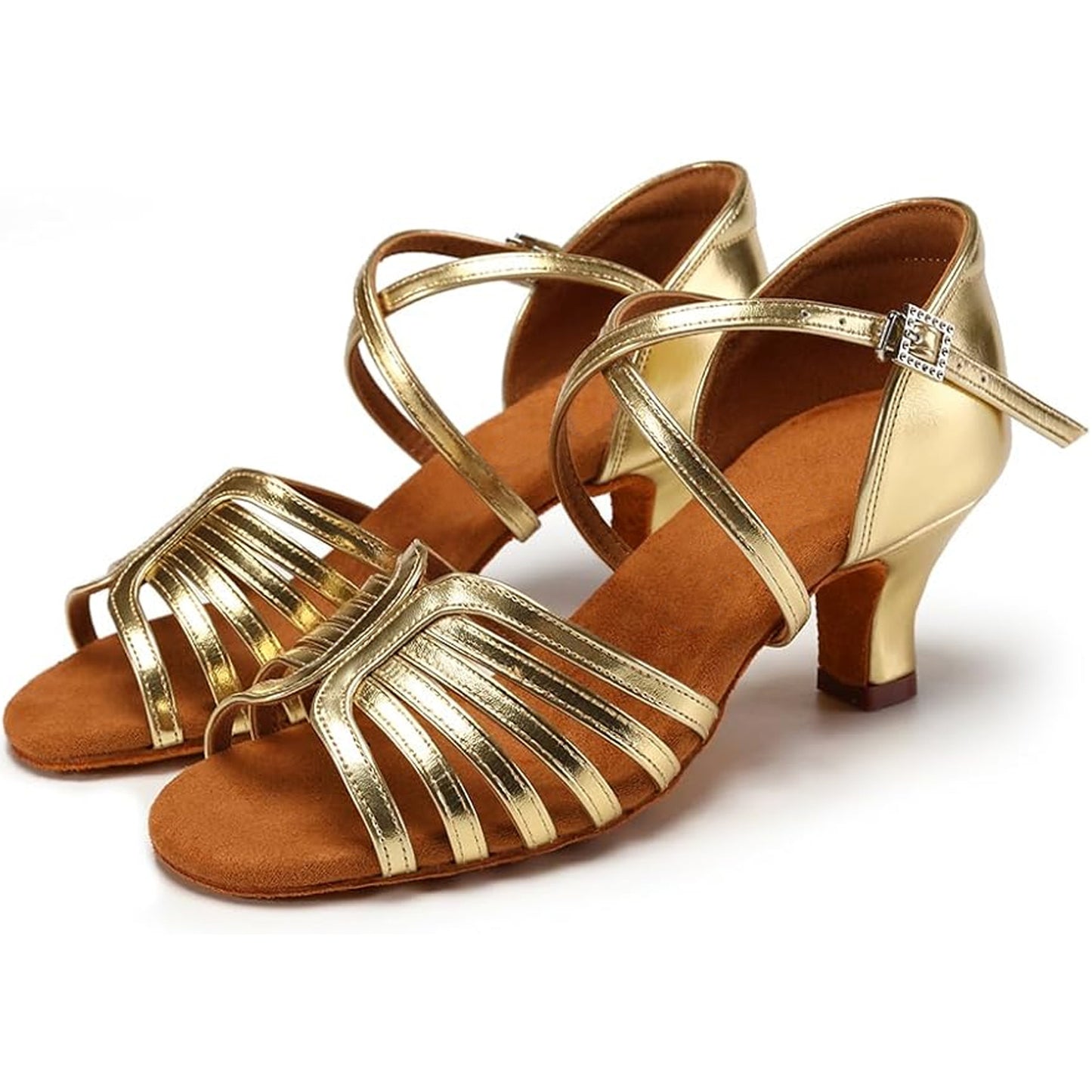 Latin Dance Shoes for Women Salsa Tango Ballroom Professional Practice Performance Shoes Model A21D