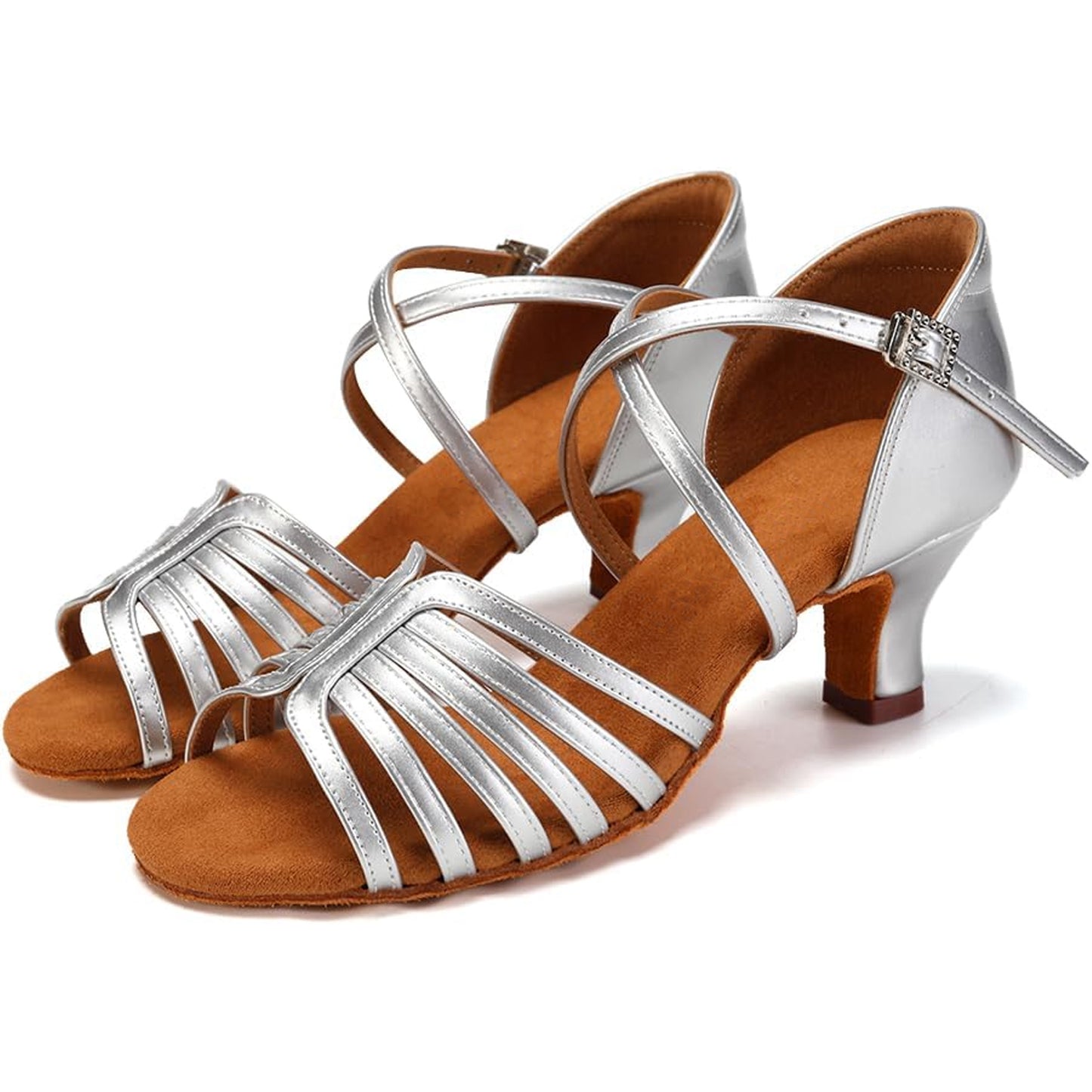 Latin Dance Shoes for Women Salsa Tango Ballroom Professional Practice Performance Shoes Model A21D