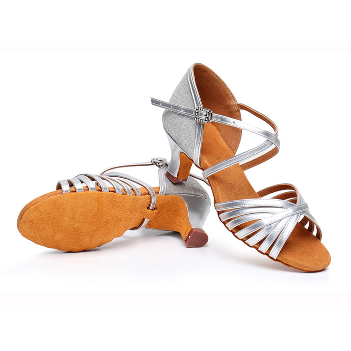 Latin Dance Shoes for Women Professional Salsa Tango Practice Performance Shoes Model A48D