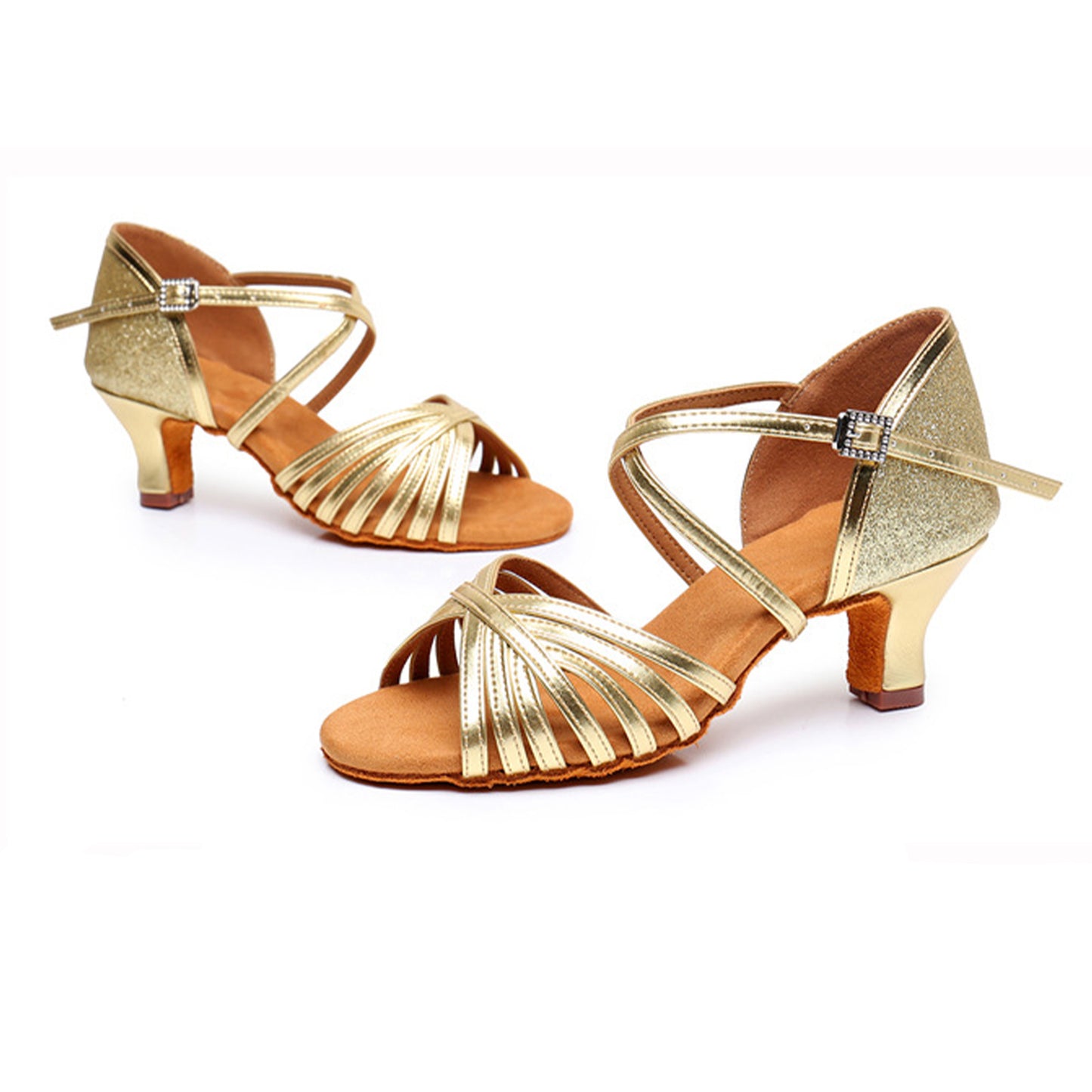Latin Dance Shoes for Women Professional Salsa Tango Practice Performance Shoes Model A48D