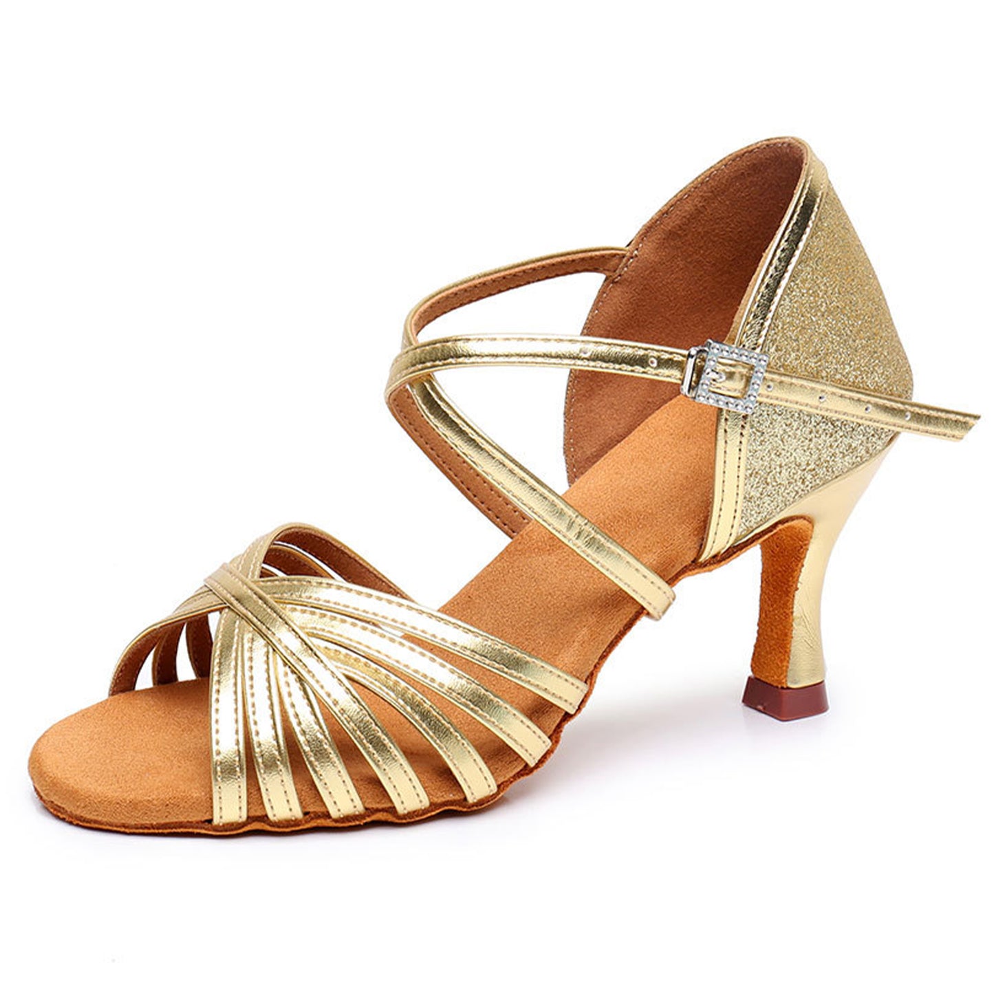 Latin Dance Shoes for Women Professional Salsa Tango Practice Performance Shoes Model A48D