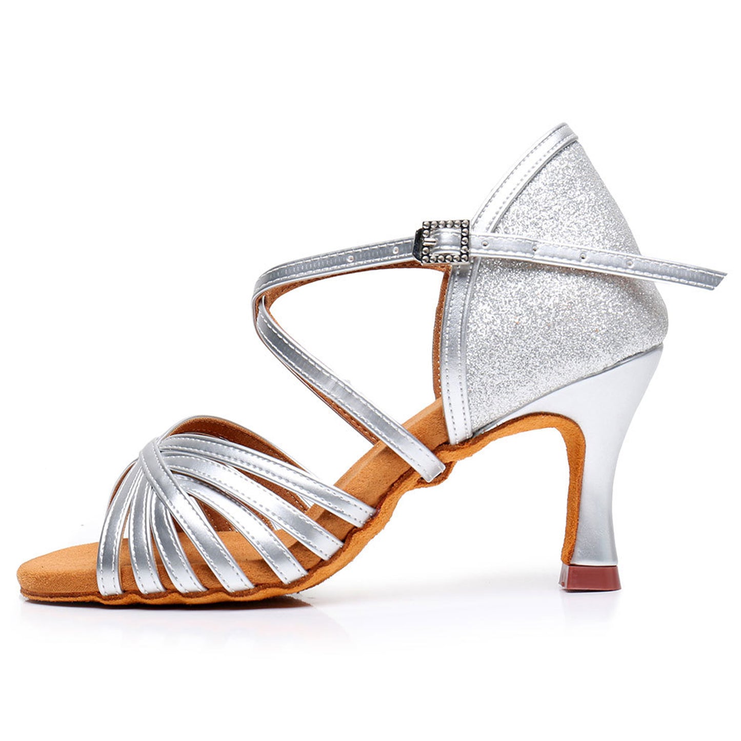 Latin Dance Shoes for Women Professional Salsa Tango Practice Performance Shoes Model A48D
