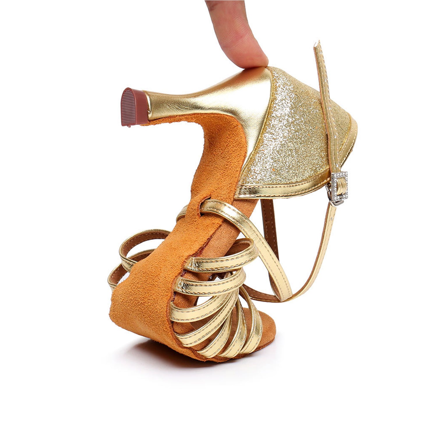 Latin Dance Shoes for Women Professional Salsa Tango Practice Performance Shoes Model A48D