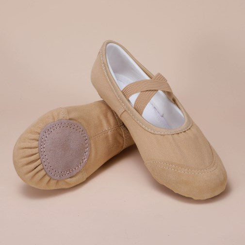 Soft canvas ballet dance shoes for girls women