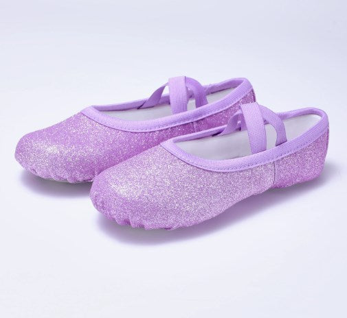 Ballet shoes for children dancing practice