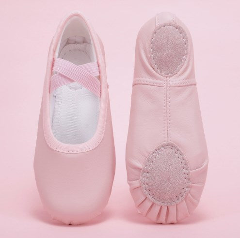 Elastic band dance shoes for easy on and off
