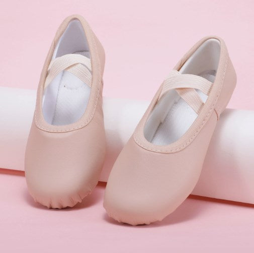 Women ballet practice shoes with flexible sole