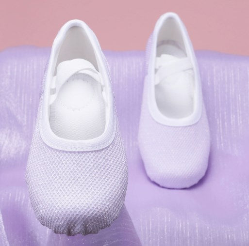 Breathable Mesh Girls Ballet Dance Shoes Soft Sole Elastic Ballet Practice Performance Shoes Model B25