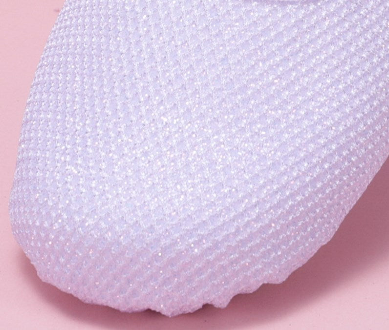 Breathable Mesh Girls Ballet Dance Shoes Soft Sole Elastic Ballet Practice Performance Shoes Model B25