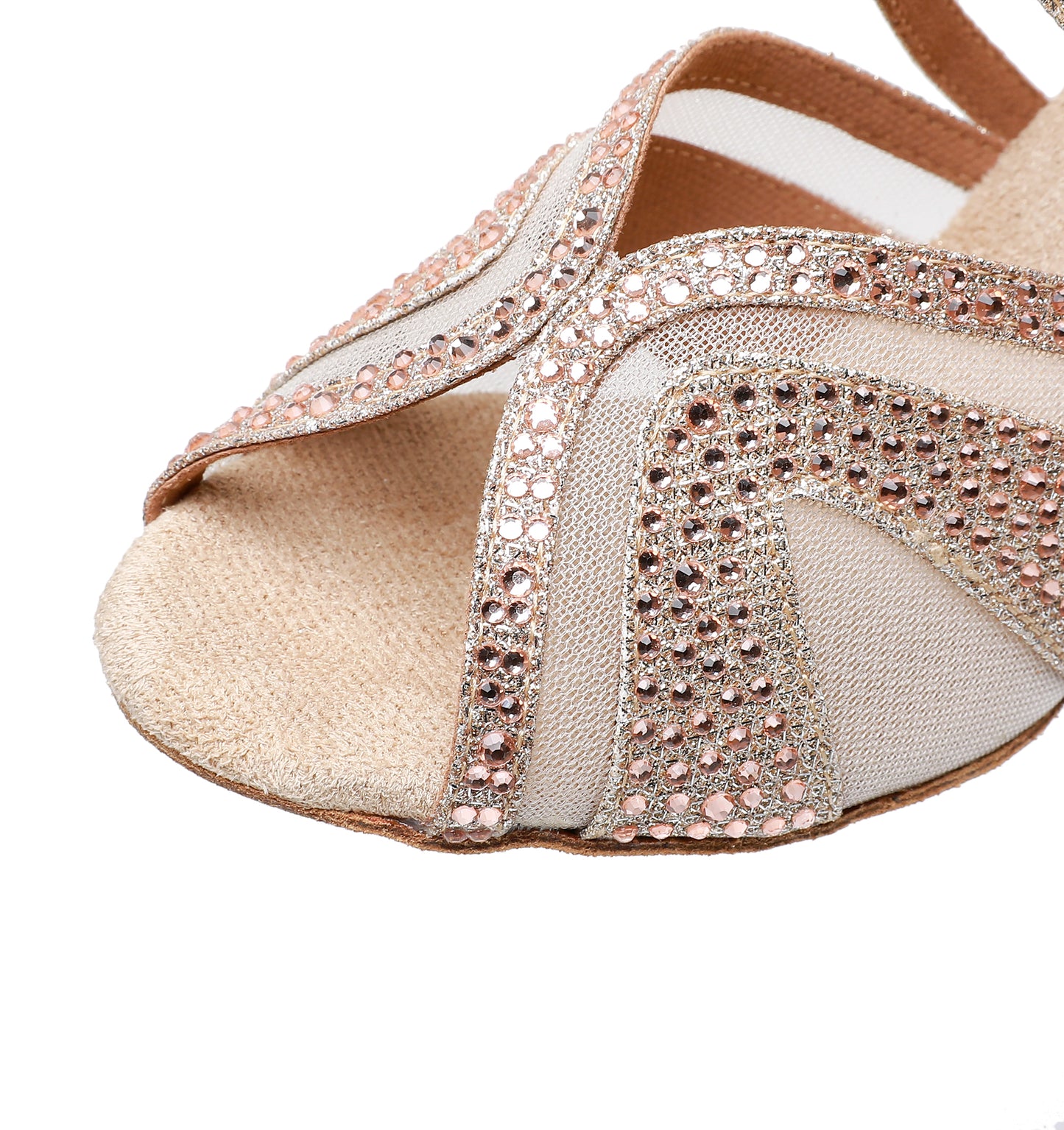 Rhinestone Women's Latin Dance Dancing Shoes Soft Bottom Ballroom High Heel Dancing Shoes for women