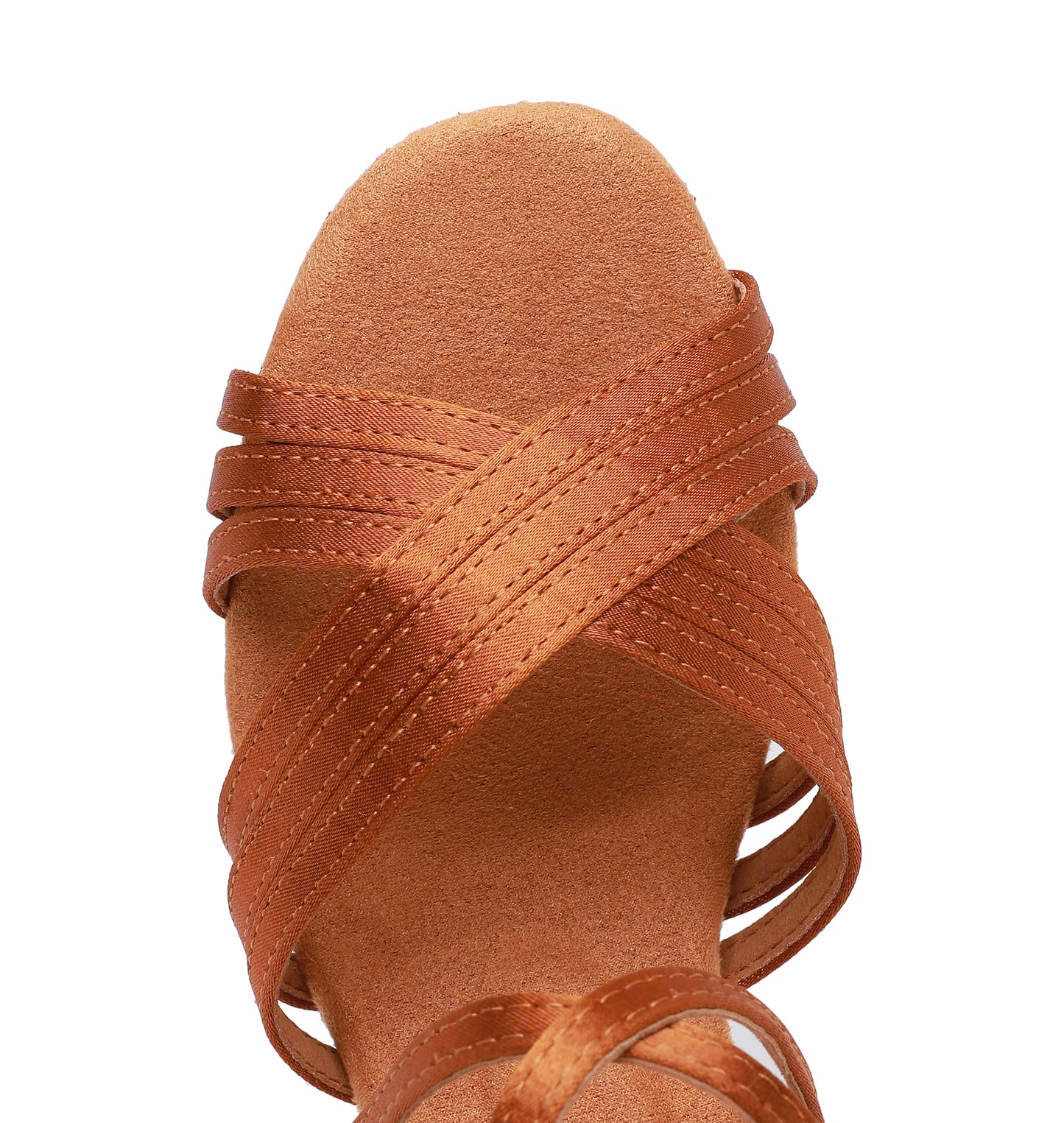 Good quality satin material women’s Latin dance shoes 