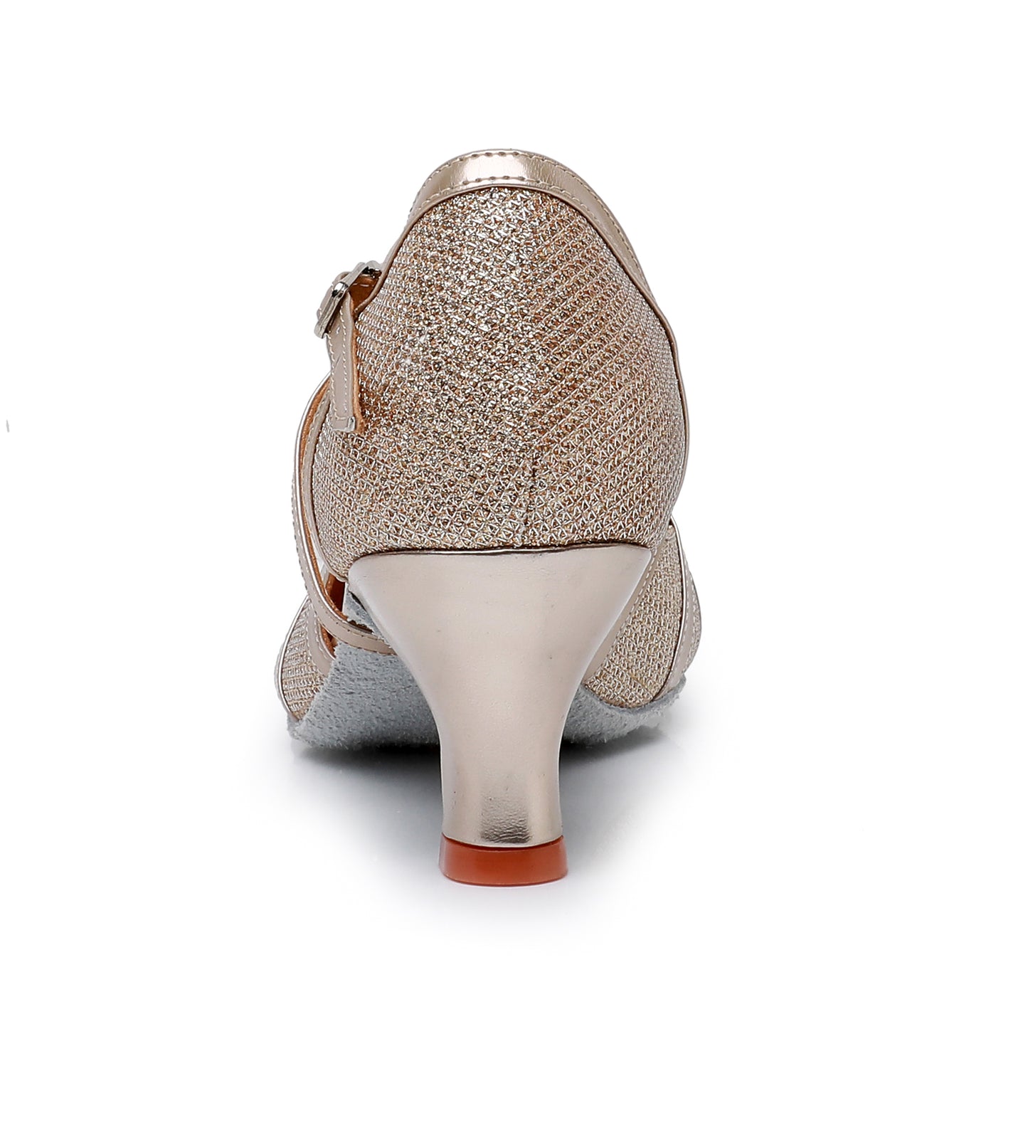 Women's Latin Dance Shoes Closed Toe Salsa Tango Cha-cha Ballroom Performence Dancing Shoes Model A24D