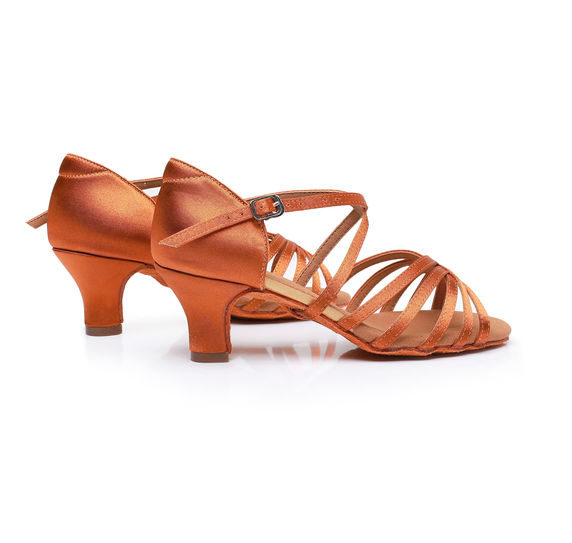 Comfortable Latin Dance Shoes for Women, Breathable Lining & Non-Slip Suede Sole