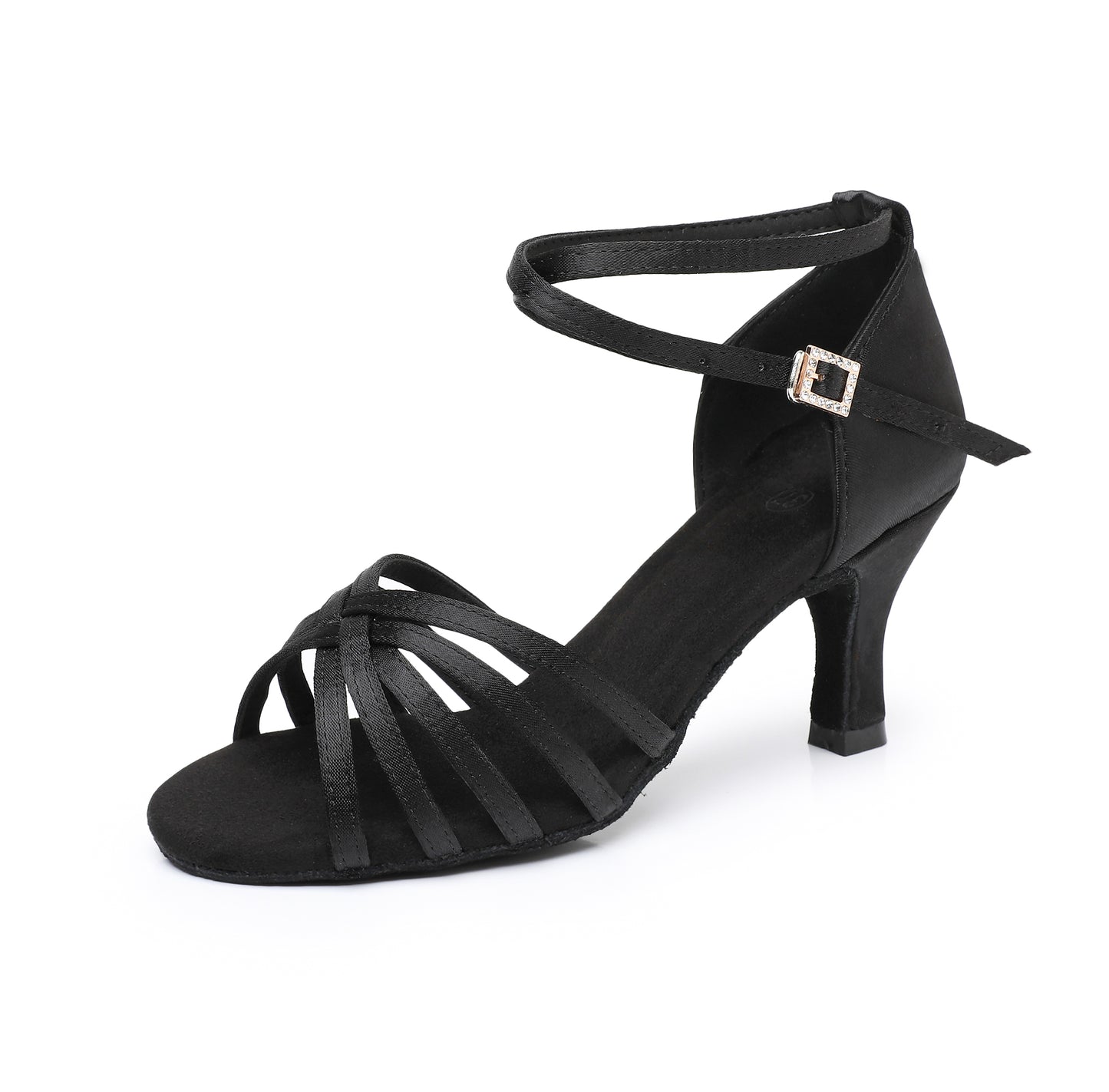 Women’s Latin Dance Shoes – Stable Heel, Comfortable, for Training & Performance (Model A01G)