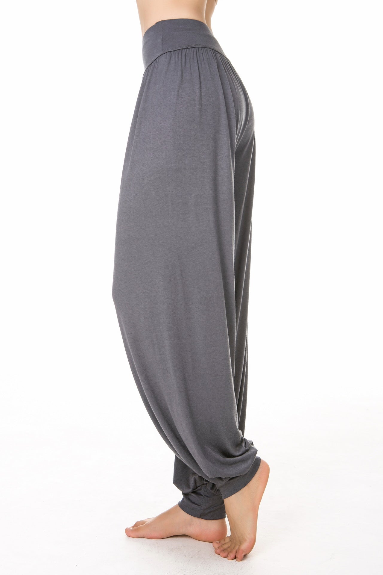 Women's Elastic Soft Rayon Blend Yoga Sports Pants Dance Harem Pants YG-01