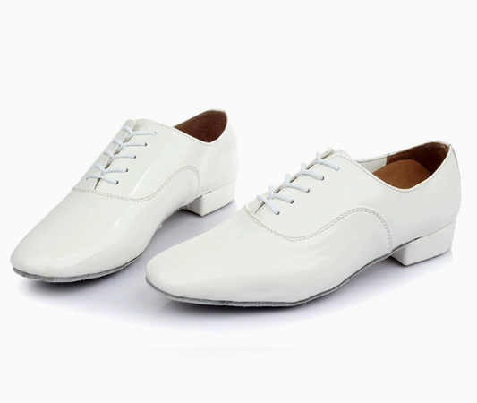 Comfortable low-heel dance shoes for male dancers，elegant men’s competition style modern dance shoes