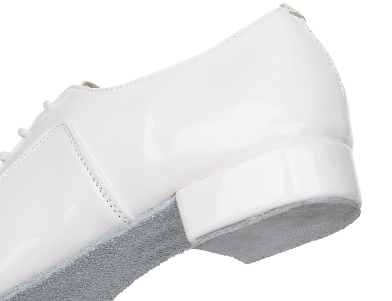 Men's Glossy Modern Dance Shoes, Professional Latin & Ballroom Dance Shoes Indoor Soft-Soled Model M02