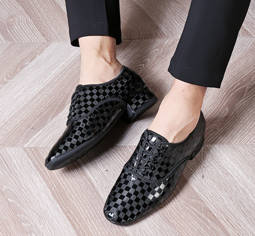 Men's Indoor/Outdoor Dance Shoes Soft Sole for Latin Modern & Ballroom Practice Shoes Model M03