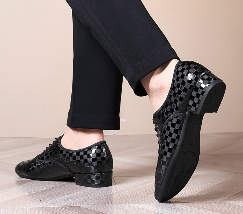 Men's Indoor/Outdoor Dance Shoes Soft Sole for Latin Modern & Ballroom Practice Shoes Model M03