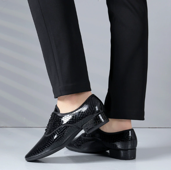 Men's Modern Ballroom Dance Shoes Soft Sole Indoor/Outdoor Square Dancing Shoes Model M04
