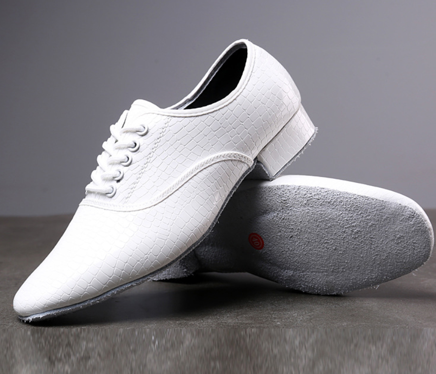 Men's Modern Ballroom Dance Shoes Soft Sole Indoor/Outdoor Square Dancing Shoes Model M04