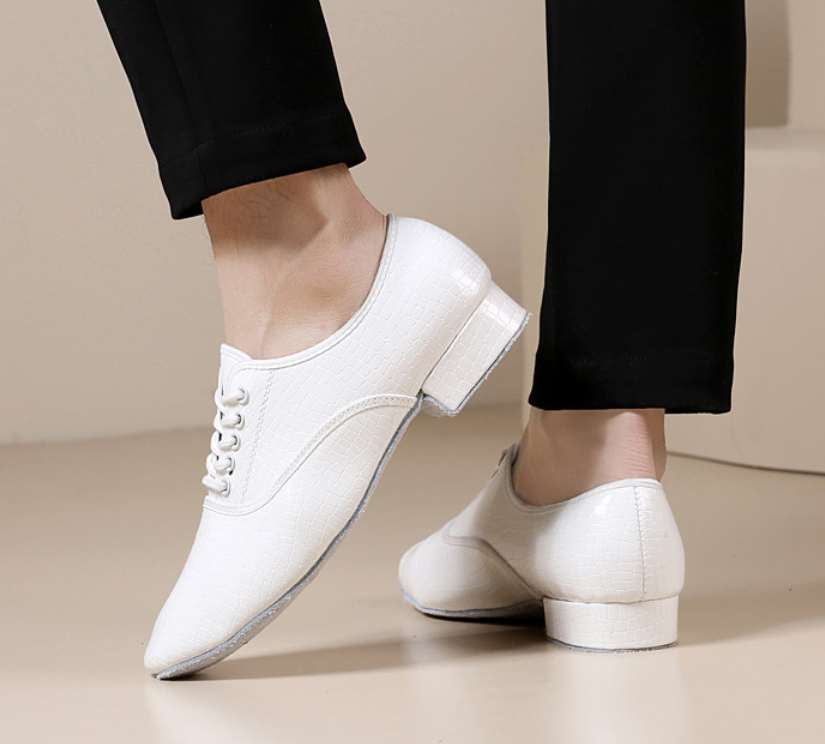 Men's Modern Ballroom Dance Shoes Soft Sole Indoor/Outdoor Square Dancing Shoes Model M04