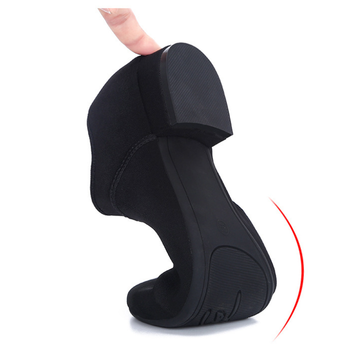 Men's Lace-up Latin Dance Shoes Impact-Resistant Toe Flexible Non-Deforming Sole