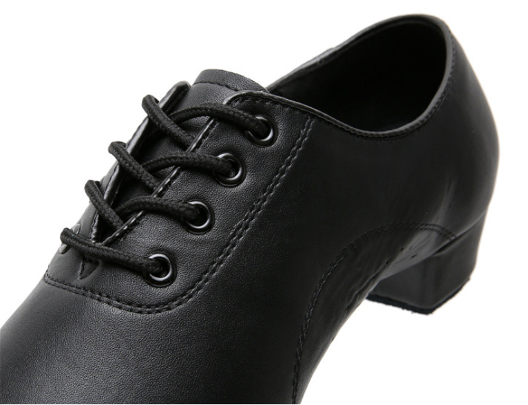 Men's Breathable Latin Ballroom Dance Shoes Indoor Practice Teaching Shoes for Square Dance 3.5cm Heel Model M07