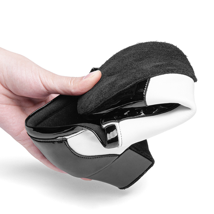 Flexible two-point indoor ballroom shoes with secure lace-up fit.