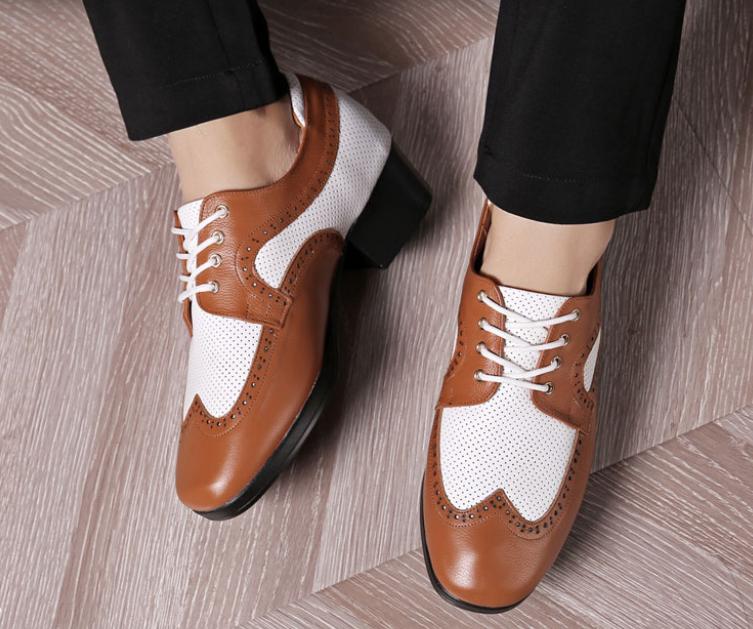 Lace-Up Adjustable Men's Ballroom Dance Shoes