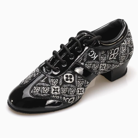 Professional men's Latin dance shoes suitable for indoor training and class