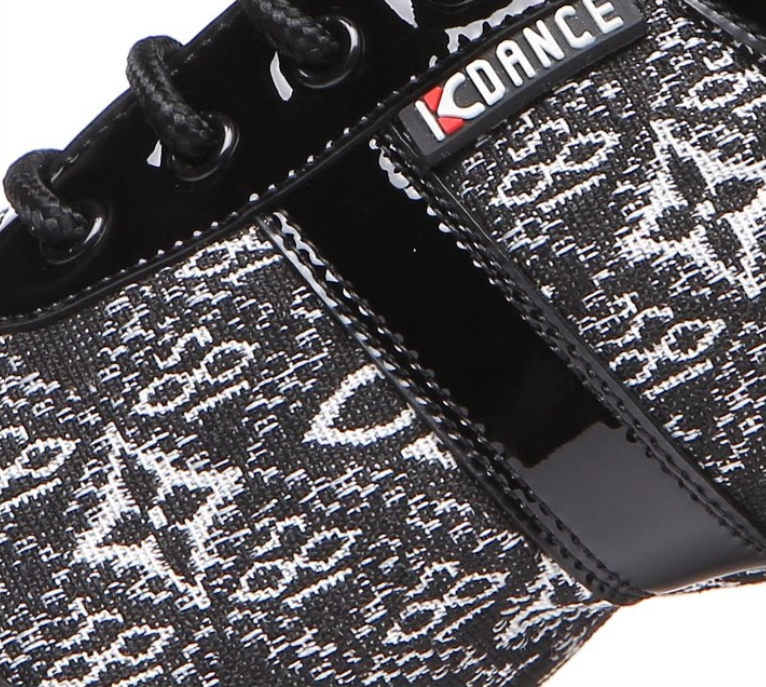 Men's Latin dance shoes with 3.5cm stable low heel
