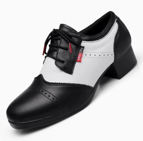 Outdoor-friendly men's square dance shoes for jitterbug