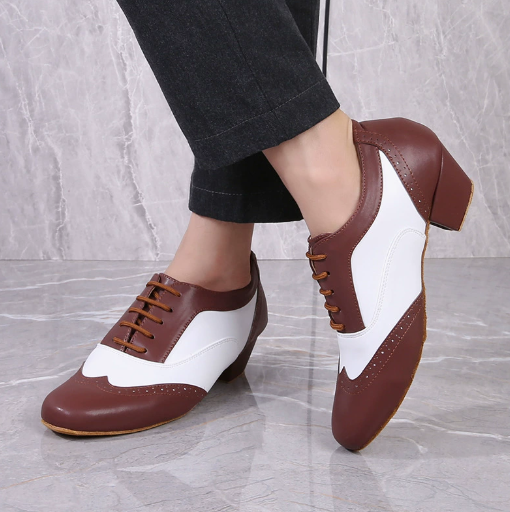 Classic style men's modern Latin dance shoes for adults